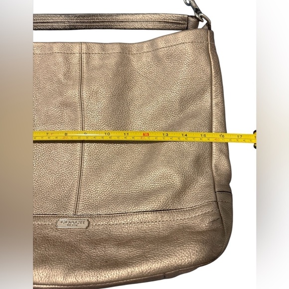 Coach hand bag crossbody bag gold vintage - Picture 6 of 12